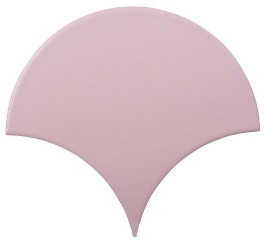 cil decor escama powder pink dark mat płytka ścienna 15.5x17 