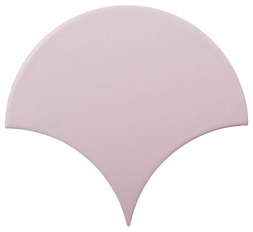 cil decor escama powder pink medium mat płytka ścienna 15.5x17 
