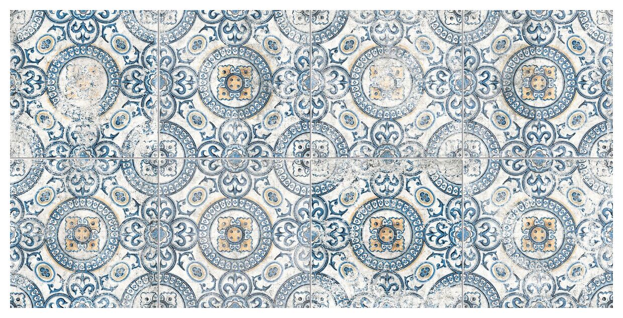 cotto tuscania fruhling dekore geometrisch płytka tarasowa gres rektyfikowany 61x61x2 