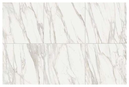 cotto tuscania white marble statuario gres rektyfikowany 61x61 