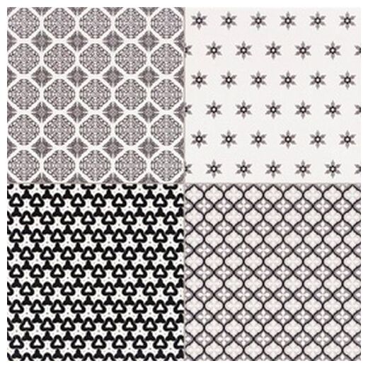 cristacer retro mix gres rektyfikowany 45x45 