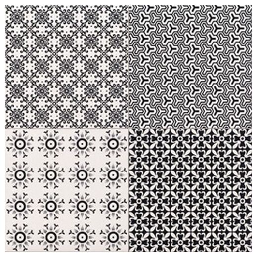 cristacer retro mix gres rektyfikowany 45x45 