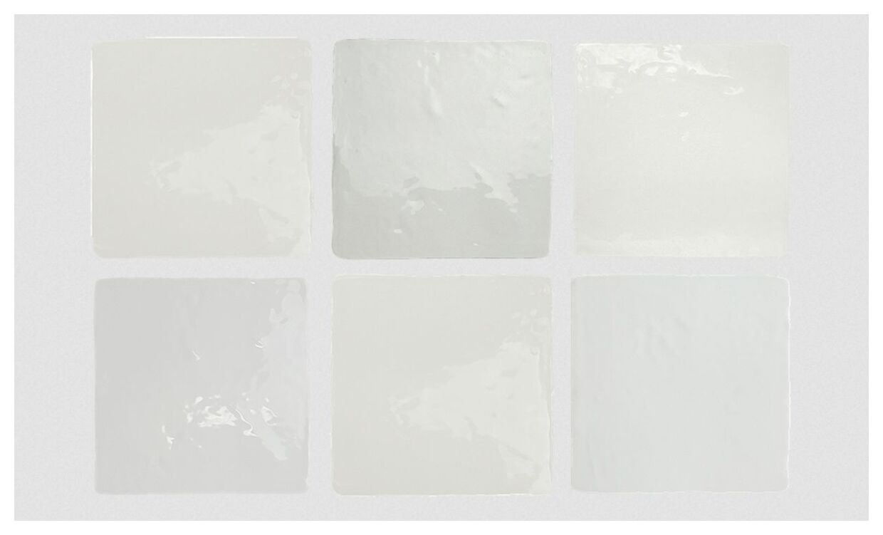 decus aquarelle blanco płytka ścienna 10x10 