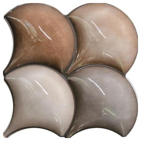 decus escama beige płytka ścienna 21x21 