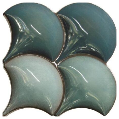 decus escama green płytka ścienna 21x21 
