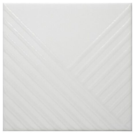 decus lines white mate płytka ścienna 15x15 