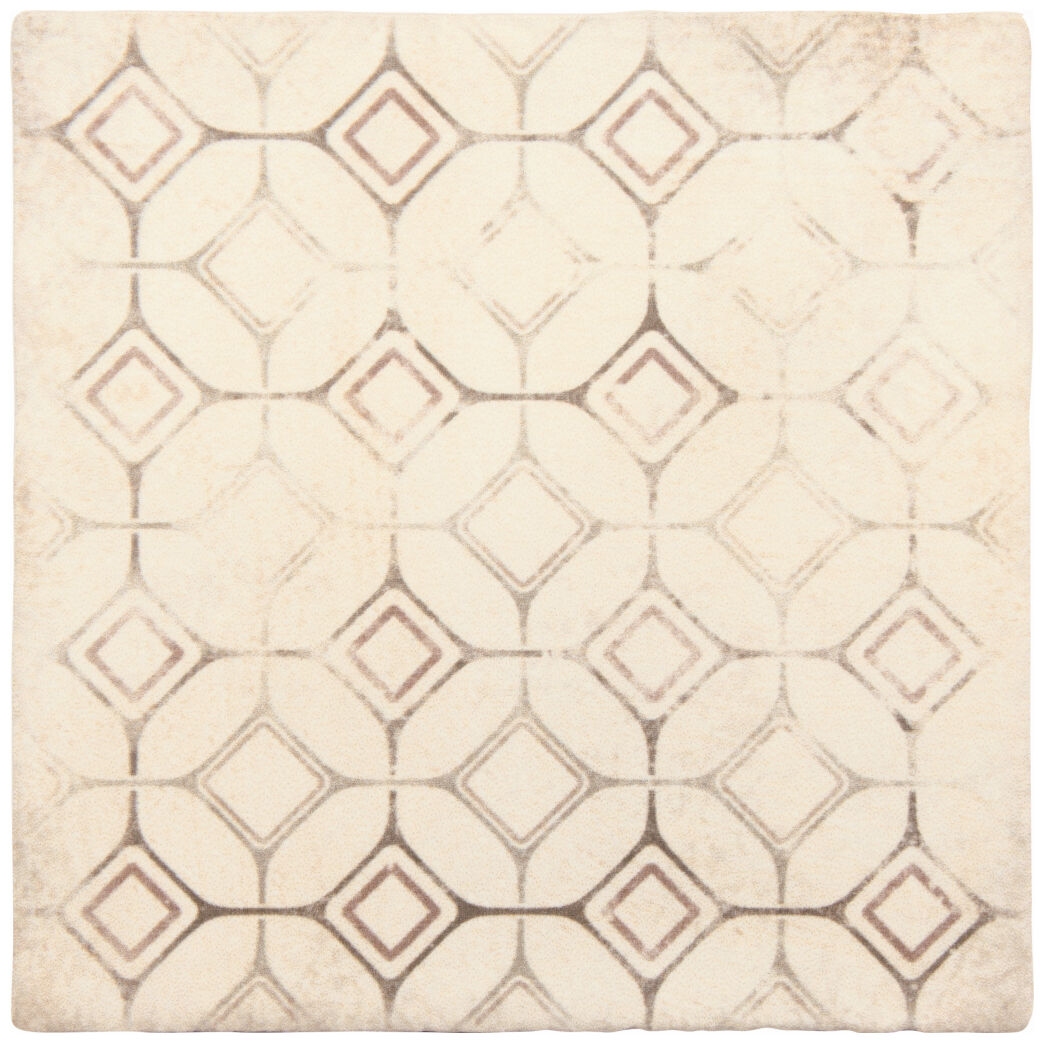 decus retro crema decor płytka ścienna 15x15 