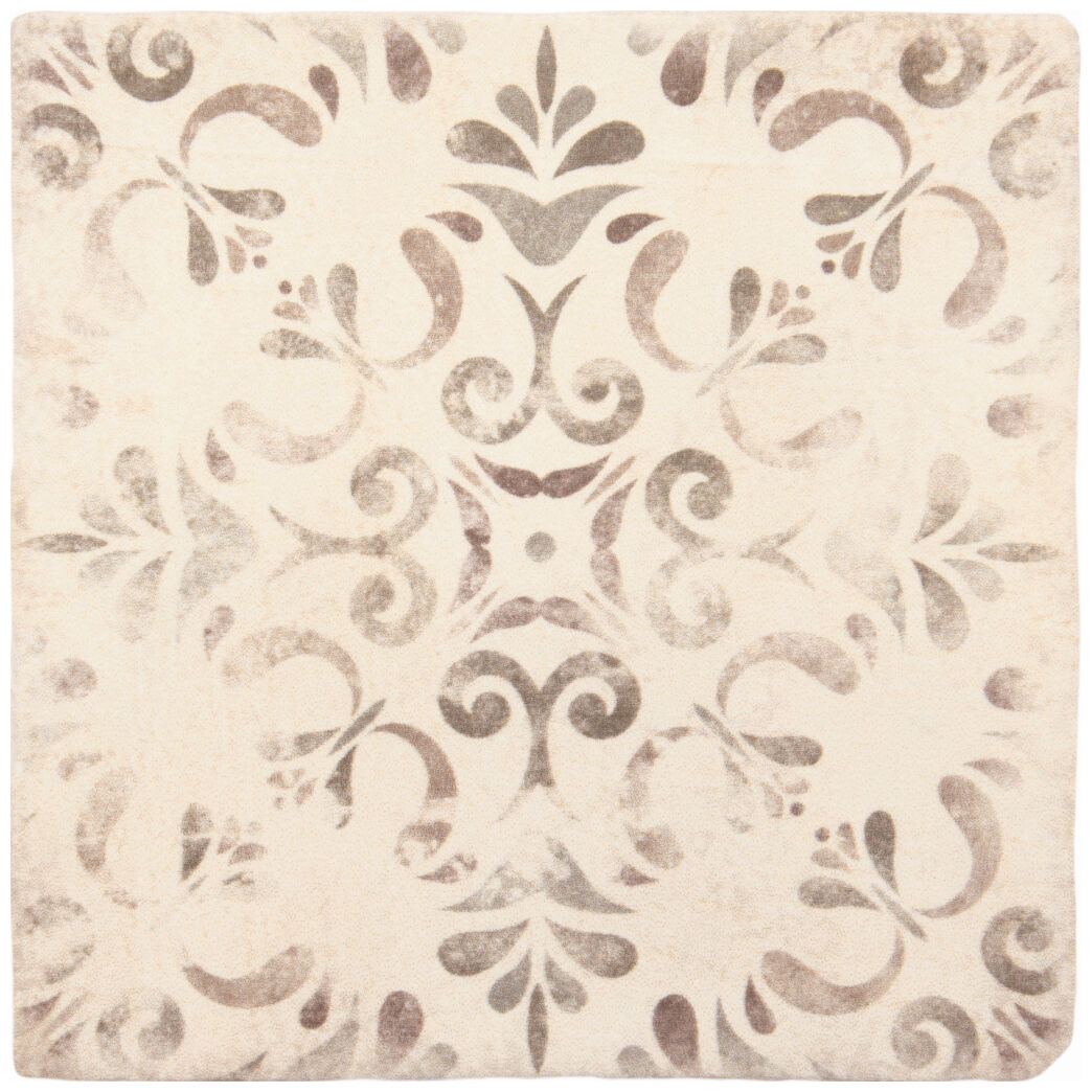 decus retro crema decor płytka ścienna 15x15 