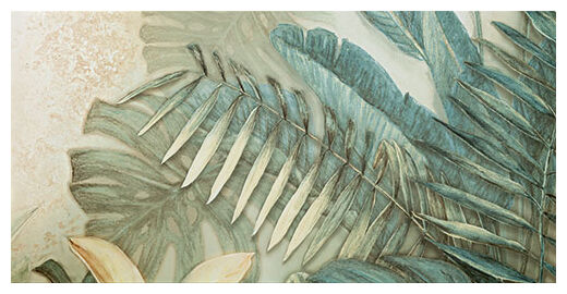domino alabaster shine leaves a obraz gresowy element 2 59.8x119.8x0.8 
