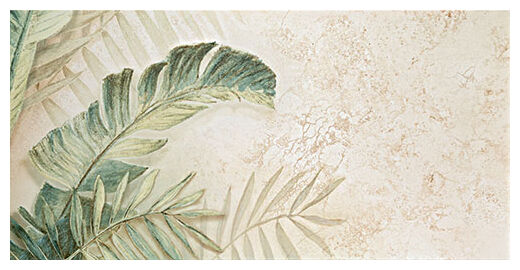 domino alabaster shine leaves b obraz gresowy element 3 59.8x119.8x0.8 
