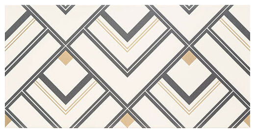 domino bonella white dekor 30.8x60.8 