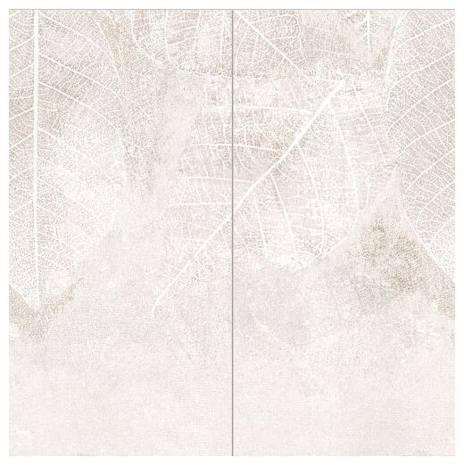 domino clarity leaves b obraz gresowy 2- elementowy 119.8x119.8 