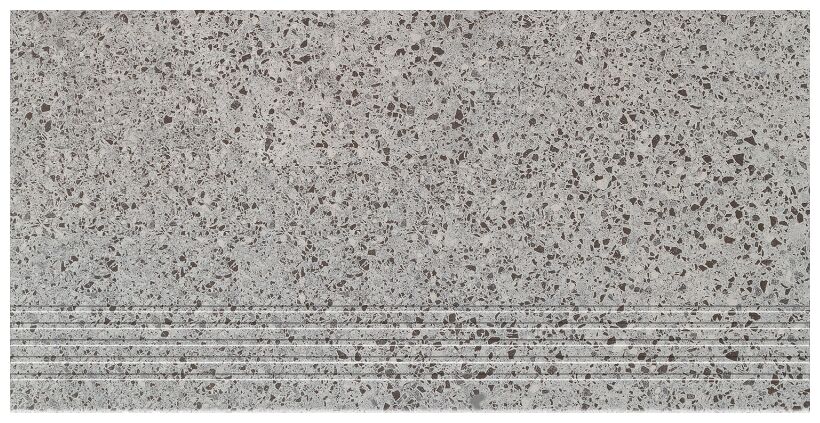 domino otis graphite stopnica rektyfikowana 29.8x59.8 