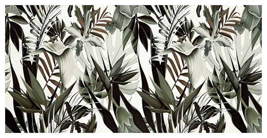 domino rainforest leaves sat płytka ścienna 59.8x119.8x0.8 