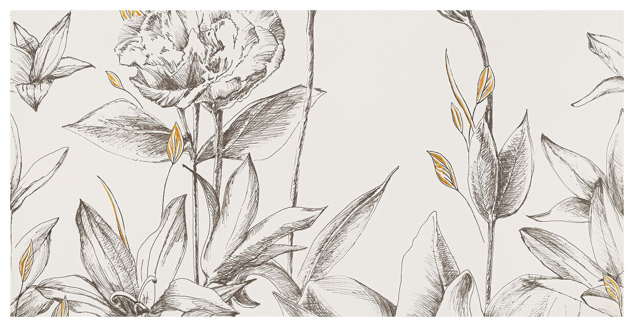 domino velo bianco flowers obraz gresowy element 3 59.8x119.8x0.8 
