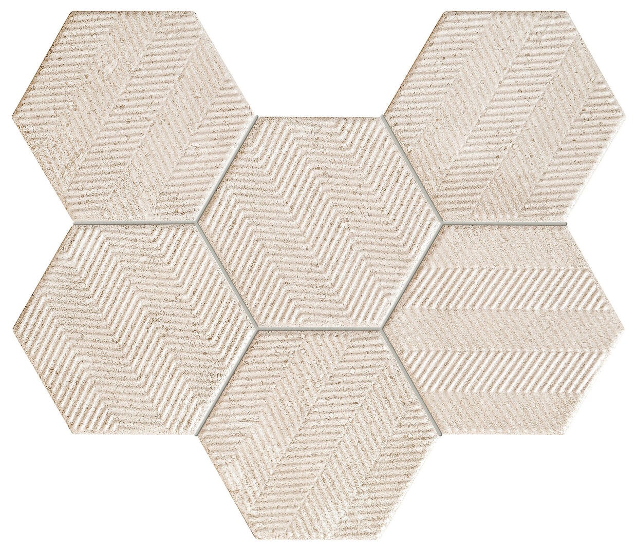 domino sfumato hex mozaika 28.9x22.1 