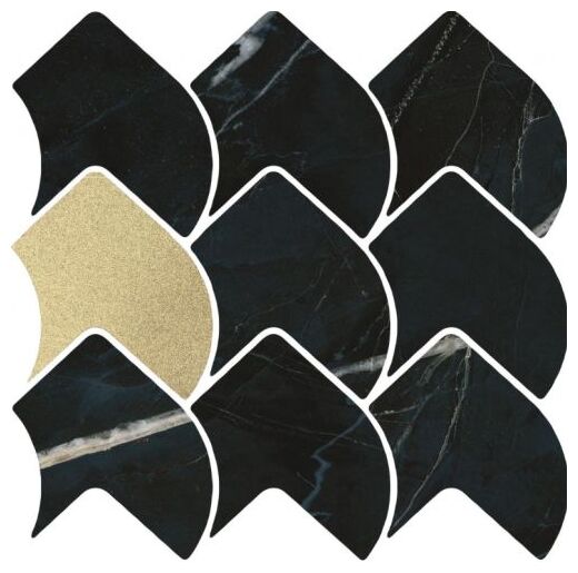 dune black calacatta poler mozaika 25.5x28.5 (188717) 