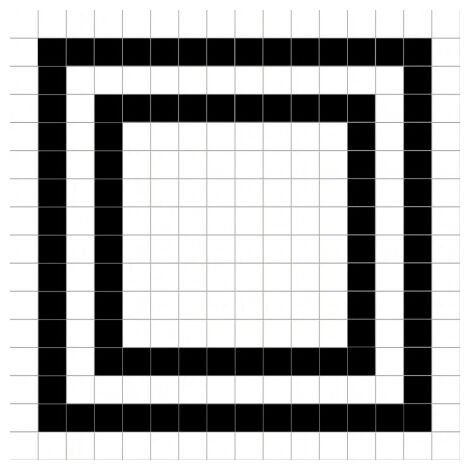 dune black&white grid gres 20x20 (187778n) 