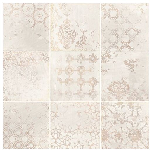 dune terracota blanco dekor 20x20 (187826n) 