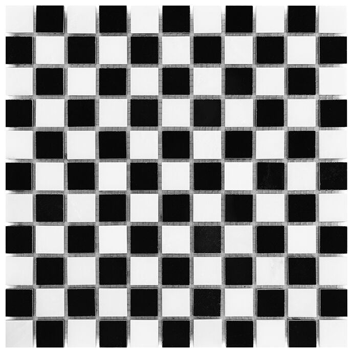 dunin black&white pure b&w mix 25 mozaika kamienna 30.5x30.5 