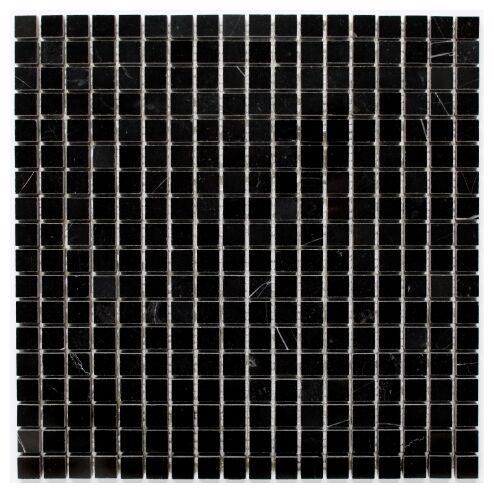 dunin black&white pure black 15 mozaika kamienna 30.5x30.5 