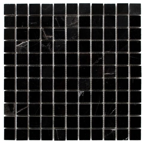 dunin black&white pure black 25 mozaika kamienna 30.5x30.5 