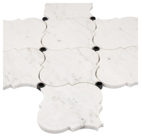 dunin carrara white hall mozaika kamienna 30x30 