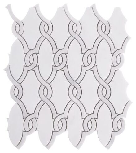 dunin carrara white herald mozaika kamienna 27.5x30 