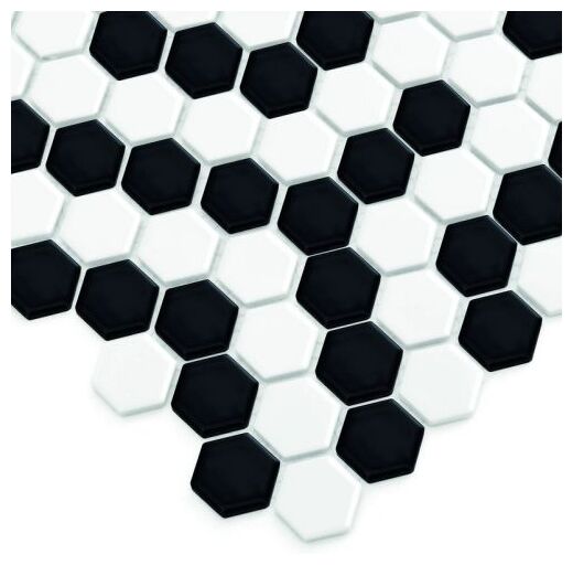 dunin mini hexagon b&w coral mozaika 26x30 
