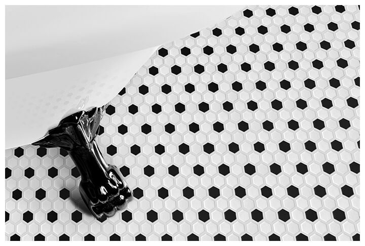dunin mini hexagon b&w mix mozaika 26x30 