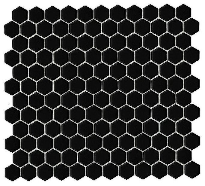 dunin mini hexagon black mozaika 26x30 
