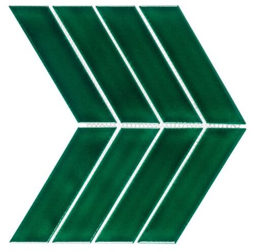 dunin royal chevron vert mozaika 31.8x22.4 