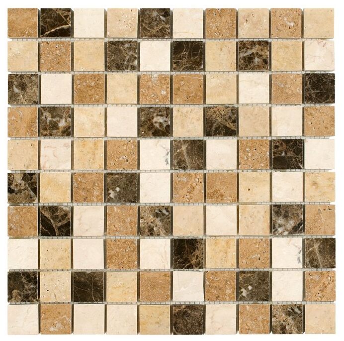 dunin travertine mix 32 mozaika kamienna 30.5x30.5 
