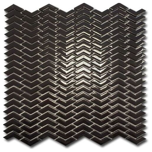 el casa enamel angel negro brillo mozaika 29x29.5 