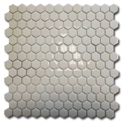 el casa enamel hexagon white mix soft/brillo mozaika 29.8x30.8 
