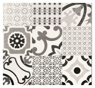 el molino logos jet negro płytka podłogowa 58x58 