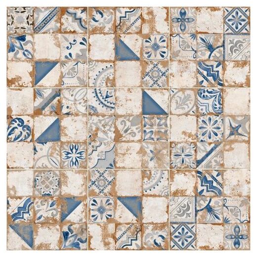 el molino memory azul brillo gres rektyfikowany 58x58 