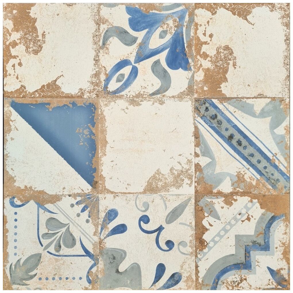 el molino memory azul mat gres rektyfikowany 58x58 