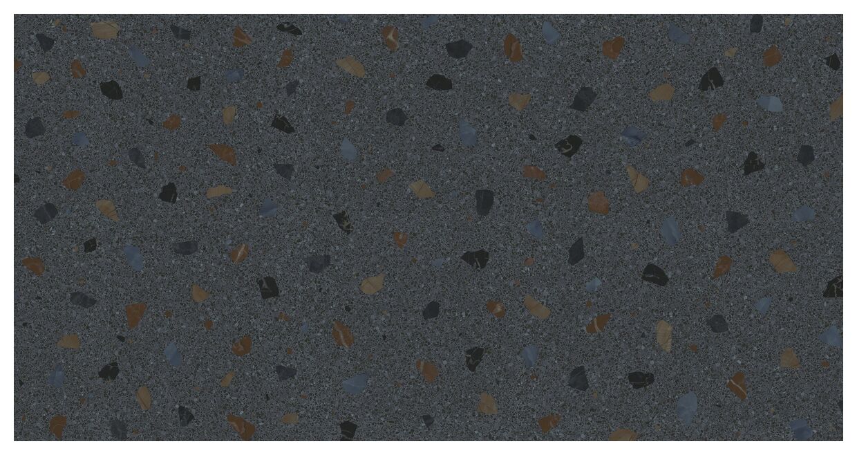 el molino terratzo negro płytka ścienna 30x90 