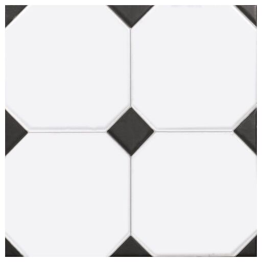 el molino (wyprzedaż) betera black white gres rektyfikowany 33.3x33.3 