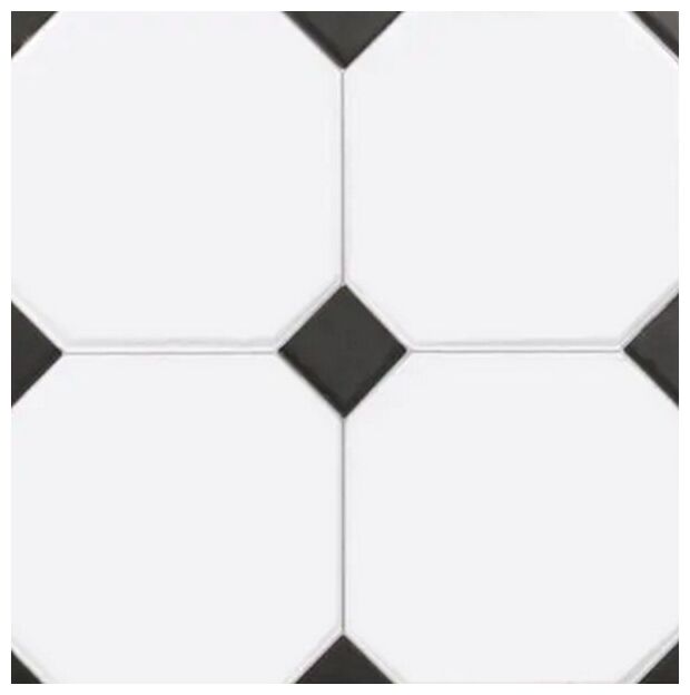 el molino (wyprzedaż) betera black white gres rektyfikowany 33.3x33.3 