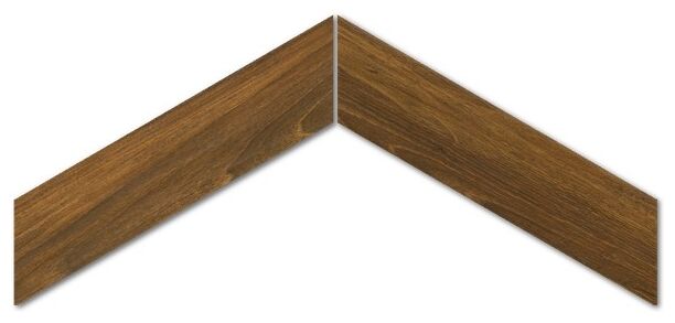 emil ceramica elegance wood / sleek wood mohogany chevron gres 11x54 