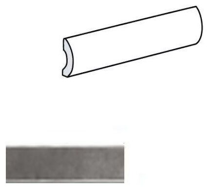 equipe argile dark pencil bullnose 3x20 (27592) 