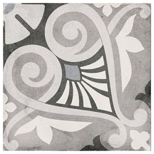 equipe art nouveau opera grey gres dekor 20x20 (24418) 