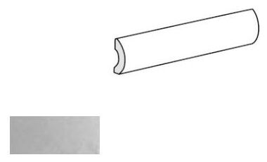 equipe artisan white pencil bullnose 3x20 (24494) 