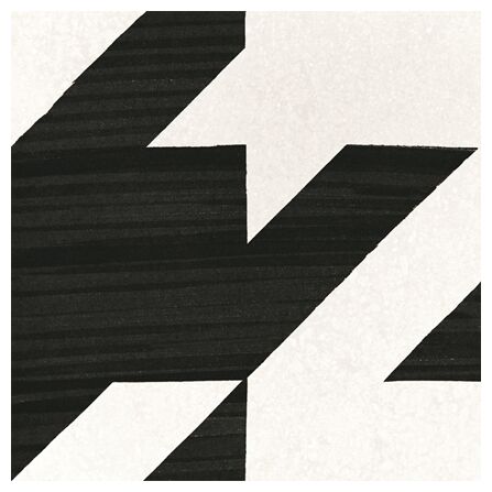 equipe caprice deco tweed b&w gres 20x20 (22128) 
