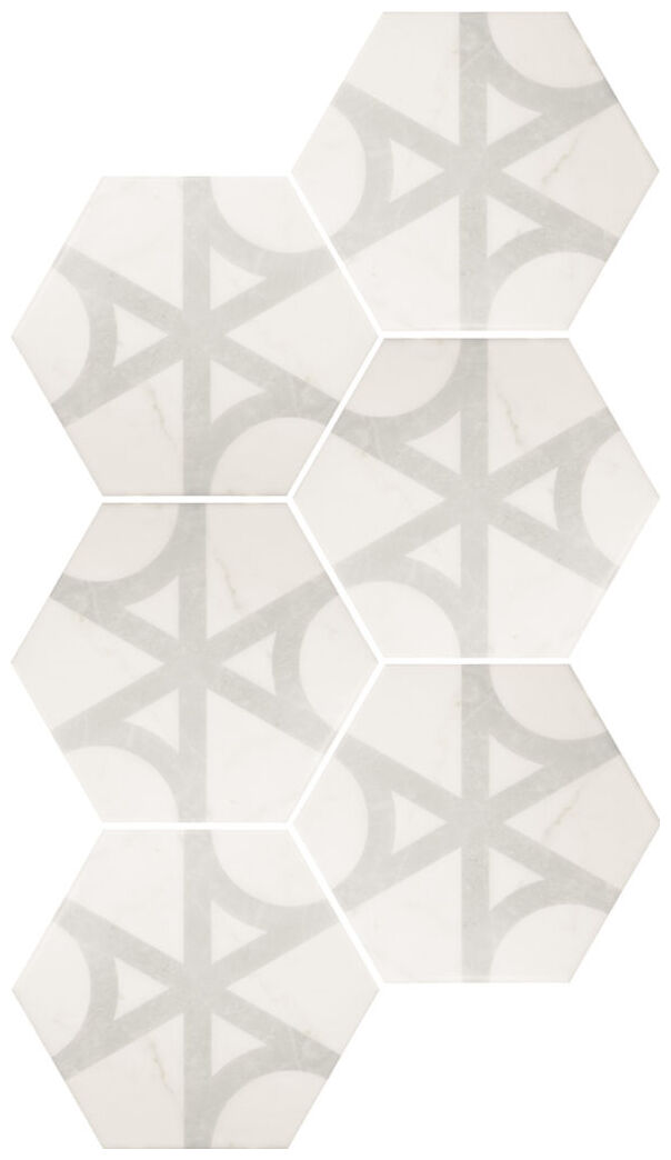 equipe carrara hexagon flow gres 17.5x20 (23103) 
