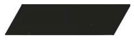 equipe chevron black mate left płytka ścienna 5.2x18.6 (23357) 