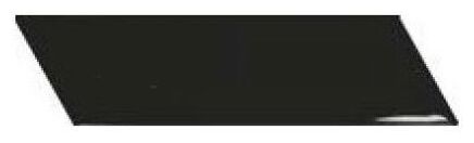 equipe chevron black right płytka ścienna 5.2x18.6 (23366) 