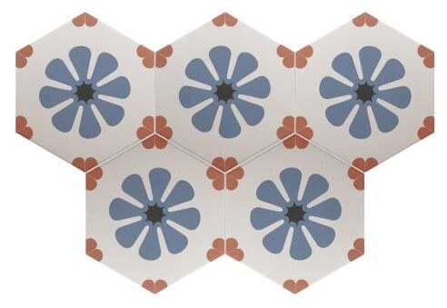 equipe coimbra bella blue decor gres 17.5x20 (30658) 